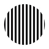 Lofaris Black And White Lins Simple Round Baby Shower Backdrop